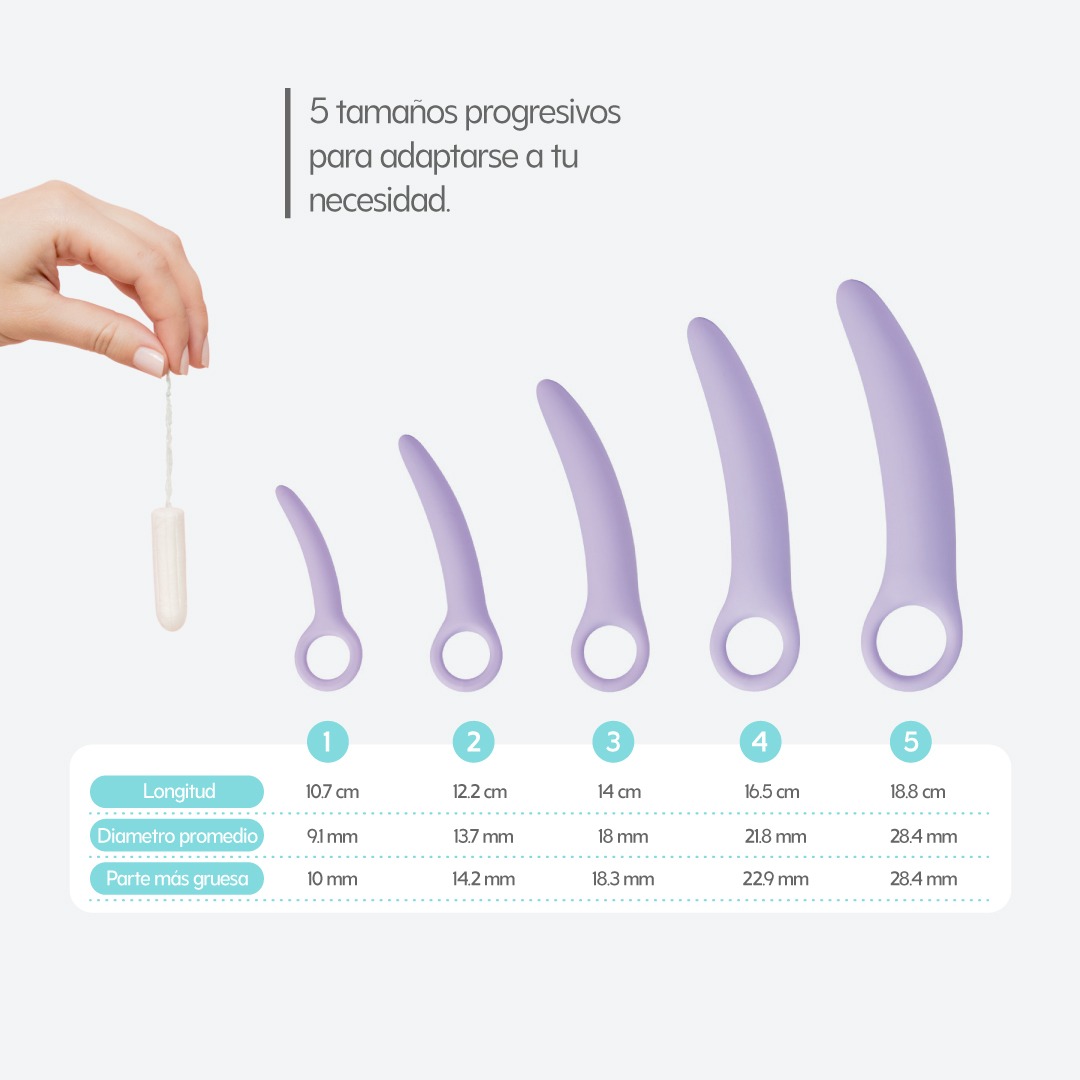 Dilatadores Vaginales Morados