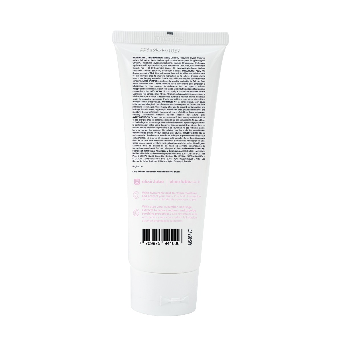 Lubricante Íntimo Piel Sensible Elixir 100ml - Imagen 3