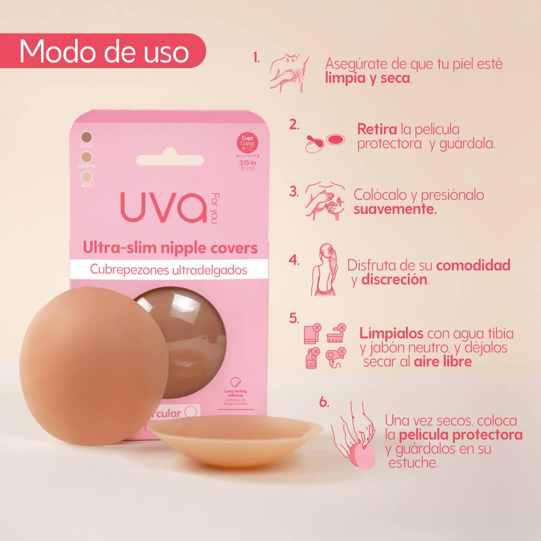 Cubrepezones ultradelgados Circulares - Imagen 6