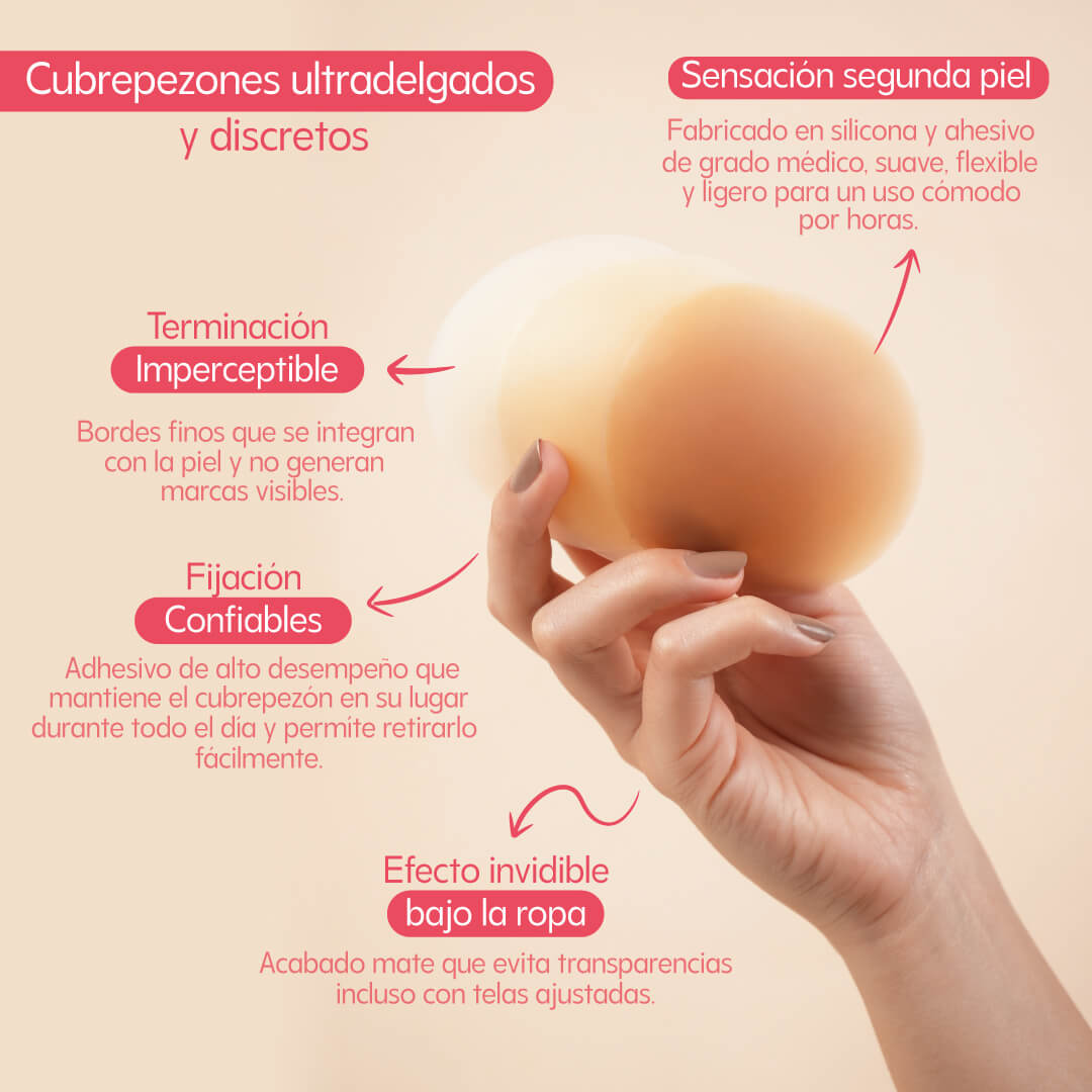 Cubrepezones ultradelgados Circulares - Imagen 4