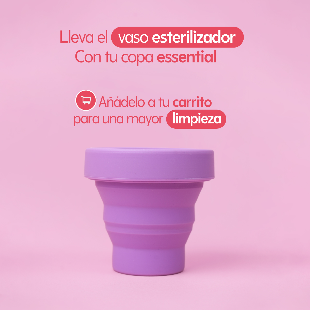 Copa Menstrual UVA Talla A Essential - Imagen 2