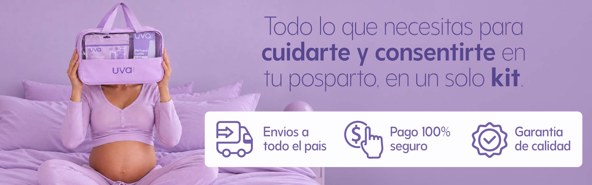 Información sobre la botella para lavado perineal UVA