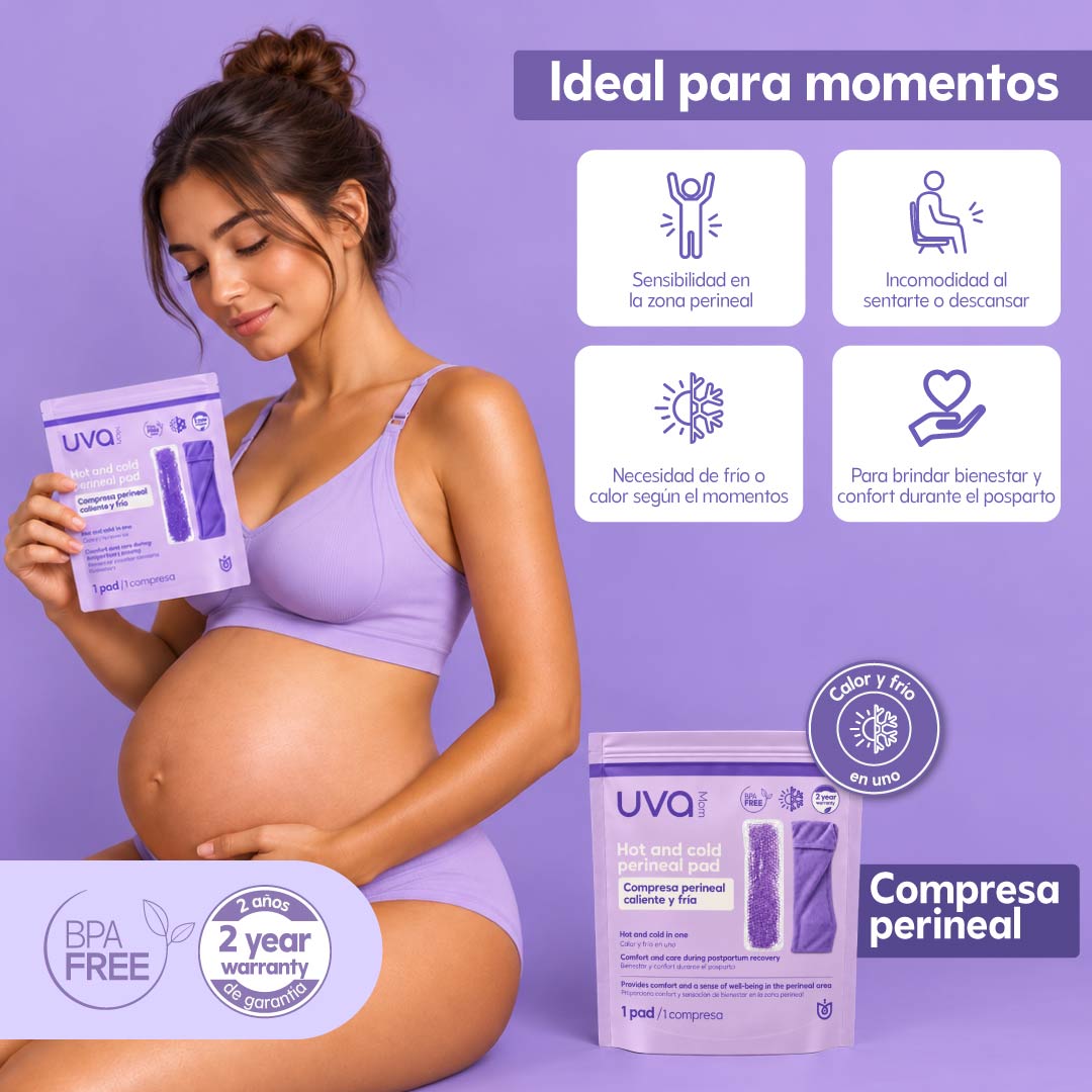 Información sobre la botella para lavado perineal UVA