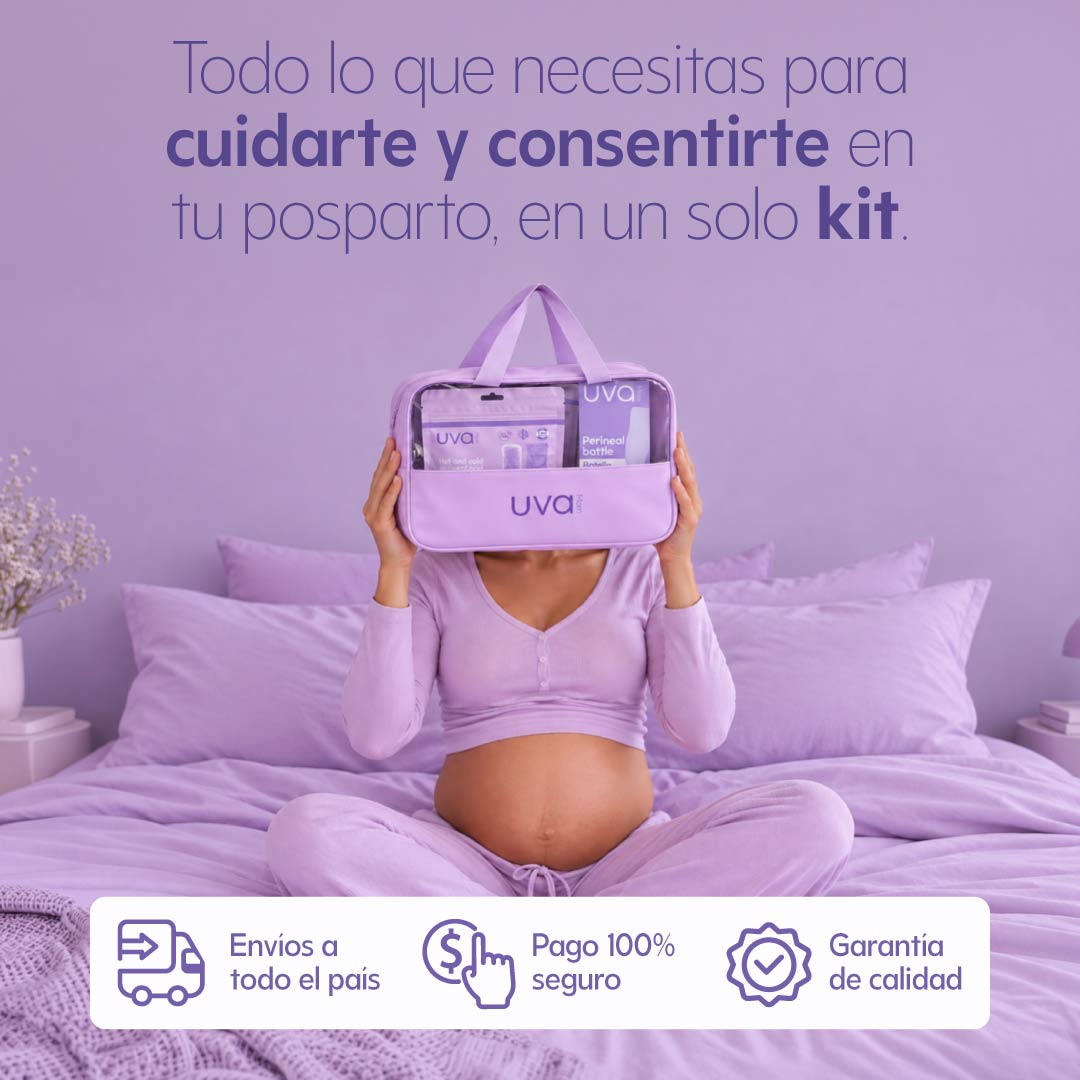 Información sobre la botella para lavado perineal UVA